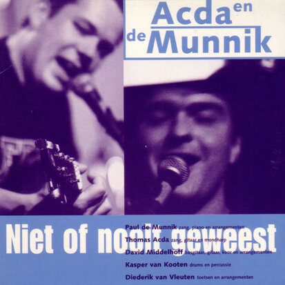 Acda & De Munnik - Niet Of Nooit Geweest + Henk (live) -PRE-ORDER- (Vinylsingle)