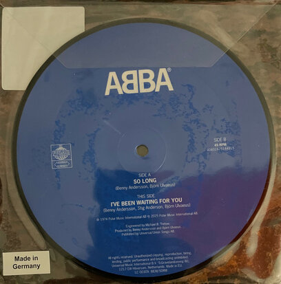 Abba - So Long + I'ver Been Waiting For You (Vinylsingle)