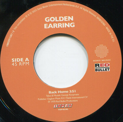 Golden Earring - Back Home + This Is The Time Of The Year (Vinylsingle)