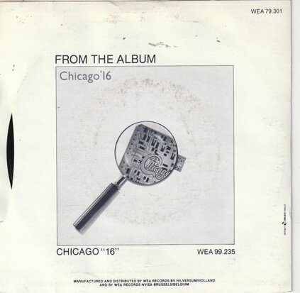 Chicago - Hard to say I'm sorry + Get away + Sonny think (Vinylsingle)