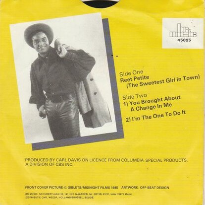 Jackie Wilson - Reet petite + You brought about a change+1 (Vinylsingle)