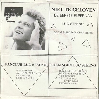 Luc Steeno - Ik mis je elke dag + (instr.) (Vinylsingle)