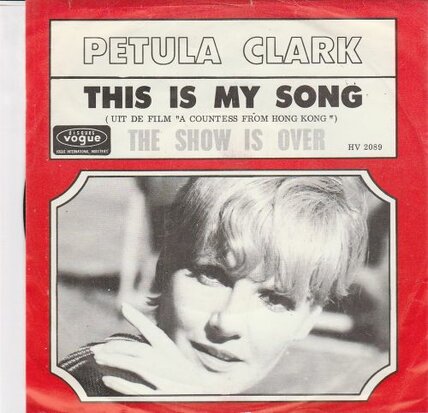 Petula Clark - This is my song + The show is over (Vinylsingle)