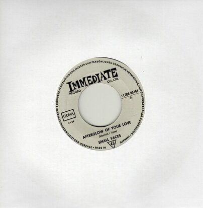 Small Faces - Afterglow of your love + Wham bam thank you (Vinylsingle)