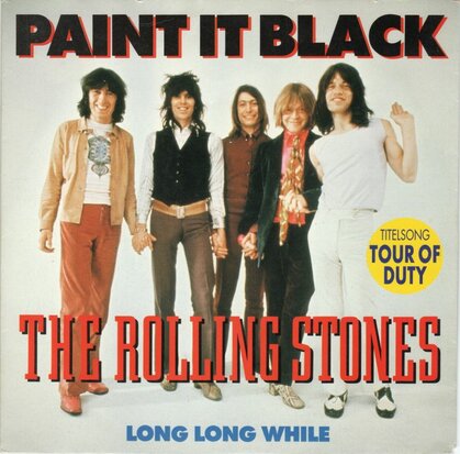 Rolling Stones - Paint it black + Long long while (Vinylsingle)
