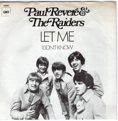 Paul Revere - Let me + I don't know (Vinylsingle)