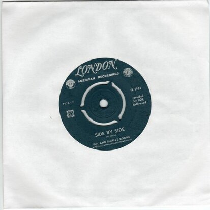 Pat Boone - Side by side + My Hapiness (Vinylsingle)