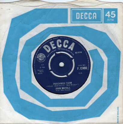 John Mayall - Parchman Farm + Key To Love (Vinylsingle)