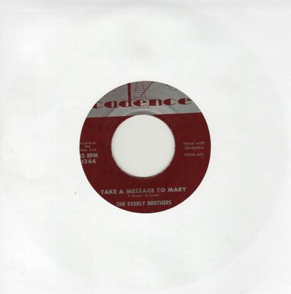 Everly Brothers - Take a message to Mary + Poor Jenny (Vinylsingle)