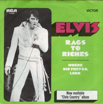 Elvis Presley - Where did they go lord + Rags to riches (Vinylsingle)