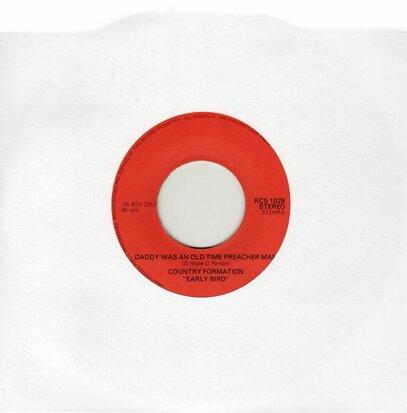 Early Bird - Daddy was an old time preacher + One day at a time (Vinylsingle)