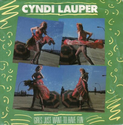 Cyndi Lauper - Girls just want to have fun + Right track wrong train (Vinylsingle)