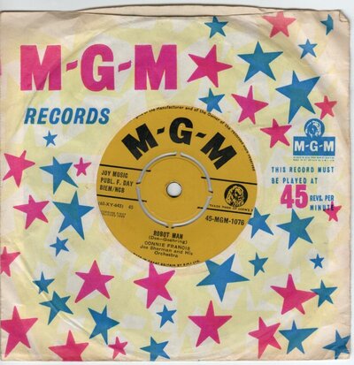 Conny Francis - Mama + Robot man (Vinylsingle)