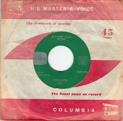Chubby Checker - Let's twist again + Everything's gonna be all right (Vinylsingle)
