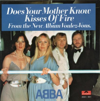 Abba - Does your mother know + Kisses of fire (Vinylsingle)