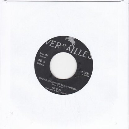 Pat Boone - April love + When the swallows come back (Vinylsingle)