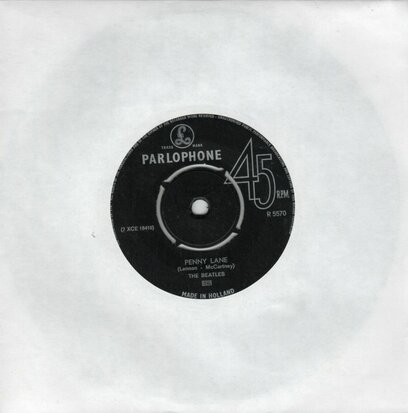 The Beatles - Penny Lane + Strawberry fields forever (Vinylsingle)
