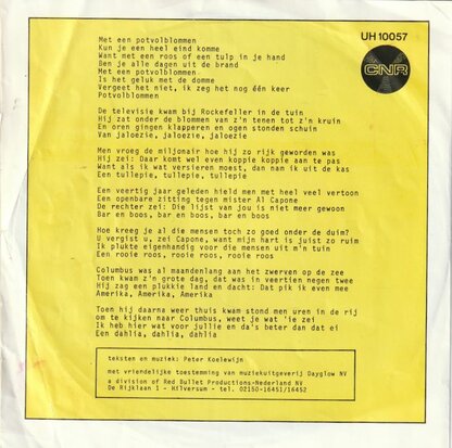 Lowland Trio - Potvolblommen + Geen handvol. maar een landvol (Vinylsingle)