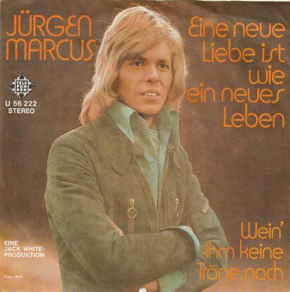 Jurgen Marcus - Eine neue liebe ist wie ein neues leben+1 (Vinylsingle)