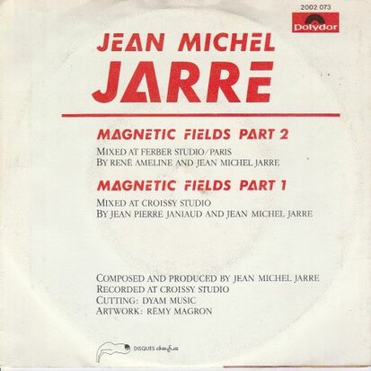 Jean Michel Jarre - Magnetic fields part 2 + Magnetic. Part 1 (Vinylsingle)