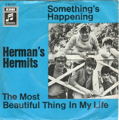 Herman's Hermits - Something's happening + Most beautiful thing in my life (Vinylsingle)