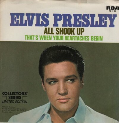 Elvis Presley - All shook up + That's when your heartaches begin (Vinylsingle)