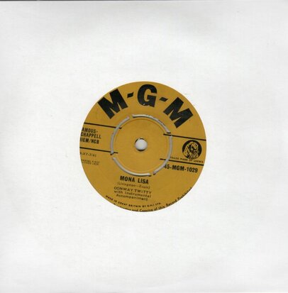 Conway Twitty - Mona Lisa + Heavenly (Vinylsingle)