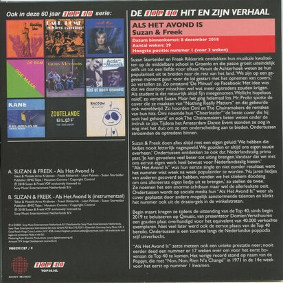 Suzan & Freek - Als Het Avond Is + (Instr.) (Vinylsingle)