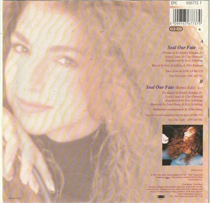 Gloria Estefan - Seal our fate + (remix edit) (Vinylsingle)