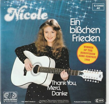 Nicole - Ein bisschen frieden + Thank you, merci. danke (Vinylsingle)