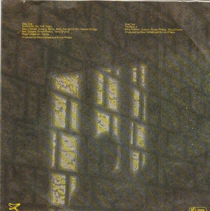 Mike Oldfield - Shadow on the wall + Tauru III (Vinylsingle)