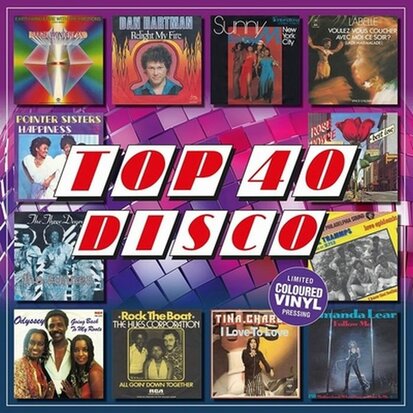 VARIOUS - TOP 40 -DISCO- (Vinyl LP)