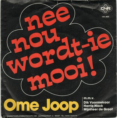 Andre van Duin - Nee nou wordt-ie mooi ! + Stereotest (Vinylsingle)