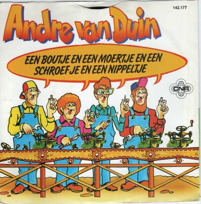 Andre van Duin - Een boutje en een moertje + Daar ben ik niet blij mee (Vinylsingle)
