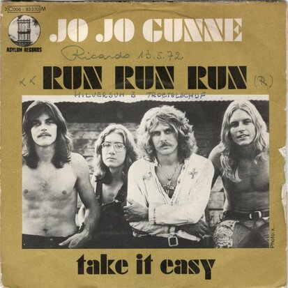 Jo Jo Gunne - Run run run + Take it easy (Vinylsingle)