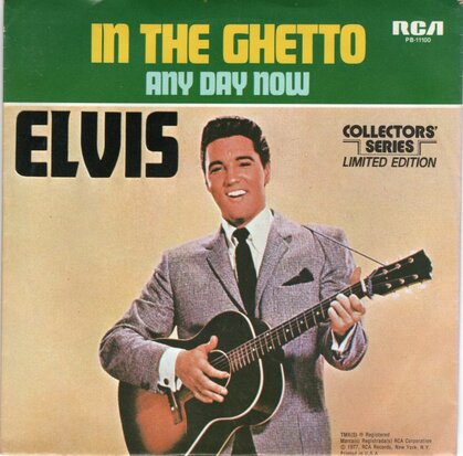Elvis Presley - In the ghetto + Any day now (Vinylsingle)