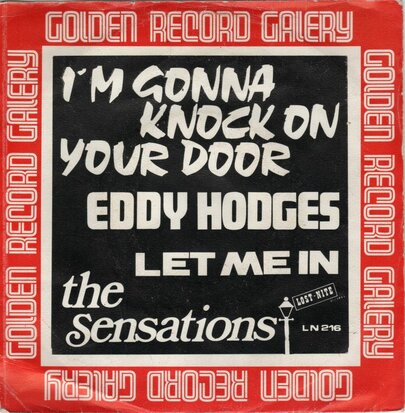 Eddie Hodges / Sensations - I'm gonna knock on your door + Let me in (Vinylsingle)