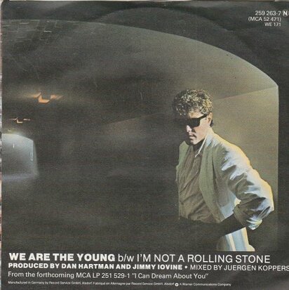 Dan Hartman - We are the young + I'm not a Rolling Stone (Vinylsingle)
