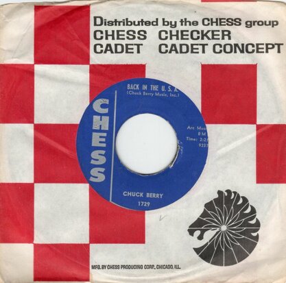 Chuck Berry - Back In The U.S.A. + Memphis, Tennessee (Vinylsingle)