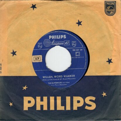 Butterflies - Willem wordt wakker + Al doe je nog zo lief (Vinylsingle)