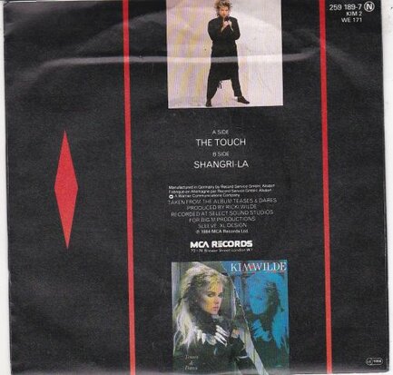 Kim Wilde - The touch + Shangri-la (Vinylsingle)