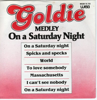 Goldie - Medley Bee Gees + Medley Everly Brothers (Vinylsingle)
