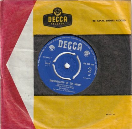 Fouryo's - Sherry + Smoorverliefd op en meisje (Vinylsingle)