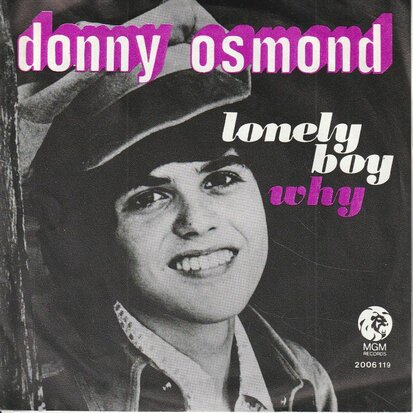 Donny Osmond - Lonely boy + Why (Vinylsingle)