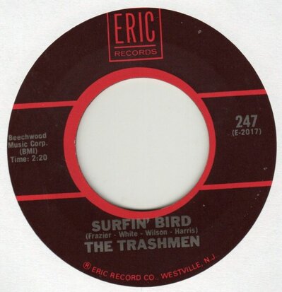 Trashmen / Castaways - Surfin' bird + Liar, liar (Vinylsingle)