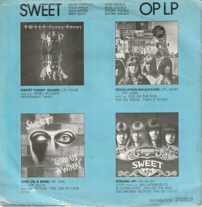 Sweet - Lost angels + Funk it up (Vinylsingle)