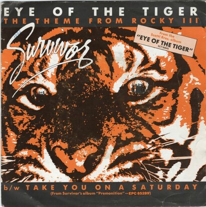 Survivor - Eye of the tiger + Take you on a Saturday (Vinylsingle)