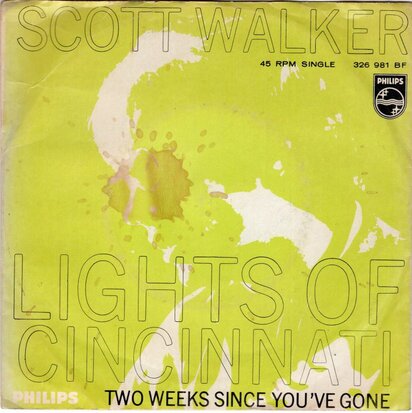 Scott Walker - Lights Of Cincinnati + Two Weeks Since You've Gone (Vinylsingle)