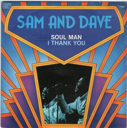 Sam & Dave - Soul man + I thank you (Vinylsingle)