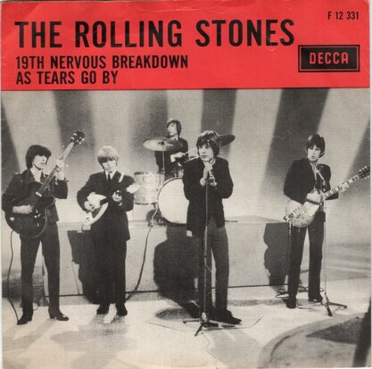 Rolling Stones - 19th nervous breakdown + As tears go by (Vinylsingle)